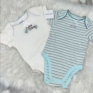 **Brand New** Two-Piece Calvin Klein Onesie Set